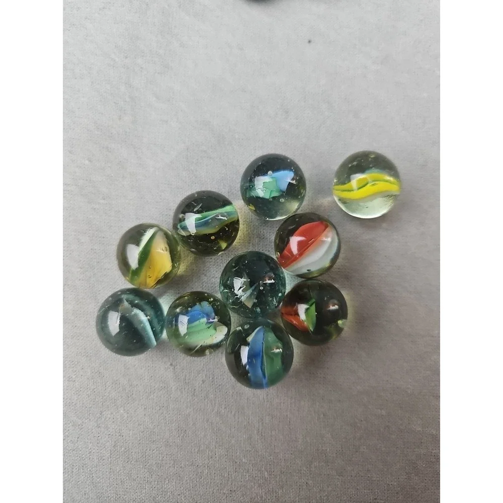 🔥Vintage Lot Of 141 Cats Eye Swirl‎ Marbles